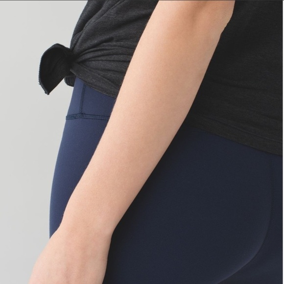 Lululemon Tie & Go Soft Pima Cotton Tank in Heathered Black - Picture 5 of 12